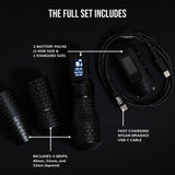 The Legend Pro Tattoo Pen - Color Packer (4.0mm) - Full Set (2 Batteries + 3 Grips)