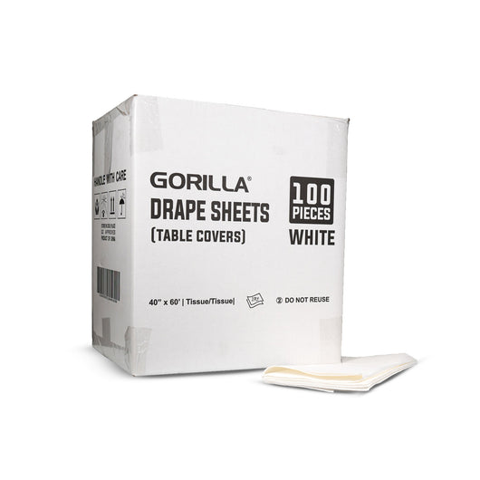 Gorilla Drape Sheets/Bed Covers - White (40